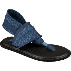 Sanuk blue yoga‎ sling sandals - Size 7